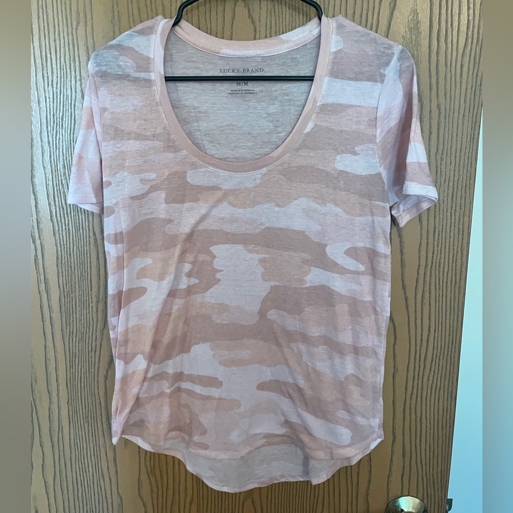 Lucky Pink Camo Tee
